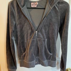 Original Juicy Couture Zip Up Logo Velour Jacket